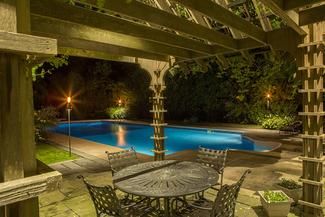 Landscape lighting - tiki torches